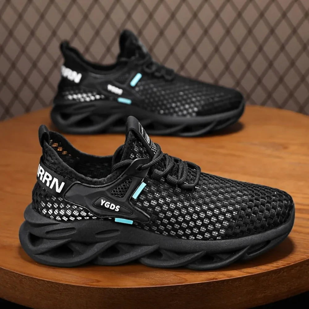 Men's Summer Mesh Sneakers - Breathable for Casual Outdoor Running Tennis Hiking & Luxury Platform Loafers Style