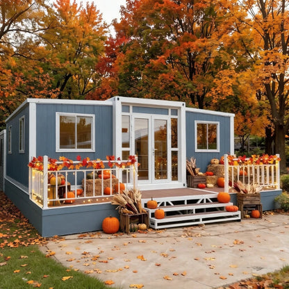 Forest Cabin Luxury Portable House Mobile Home Customized Expandable Container House Prefab Tiny House 2 3 Bedroom Garden Rooms