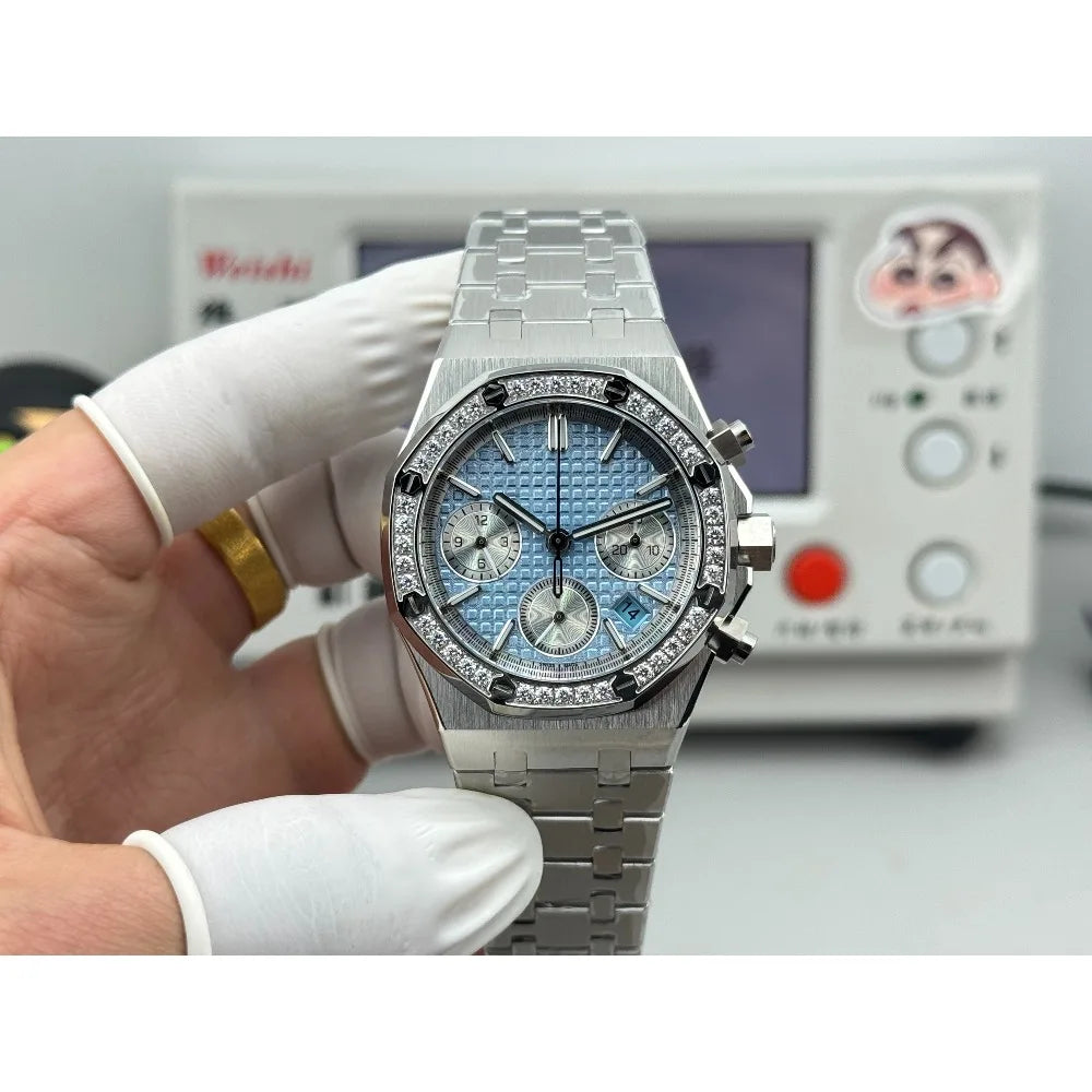 New A+ Top-Tier Reissue Watch Rose Gold Chronograph Men's Watch