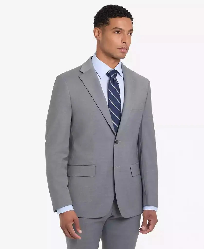 Tommy Hilfiger | Men's Solid Pearl Grey Suit Jacket