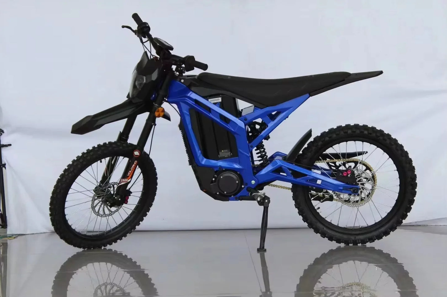 Electric Dirt Bike 6000W Intermediate Brushless Motor 72V 40AH 19 Inch Mountain Ebike Off-Road Motorcycle 85KM/H Full Suspension