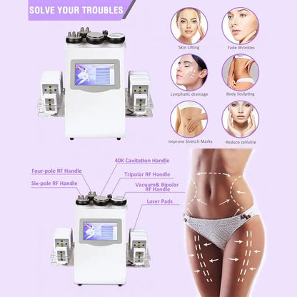 6 in 1 Weight Loss Fitness Machine for Home Spa